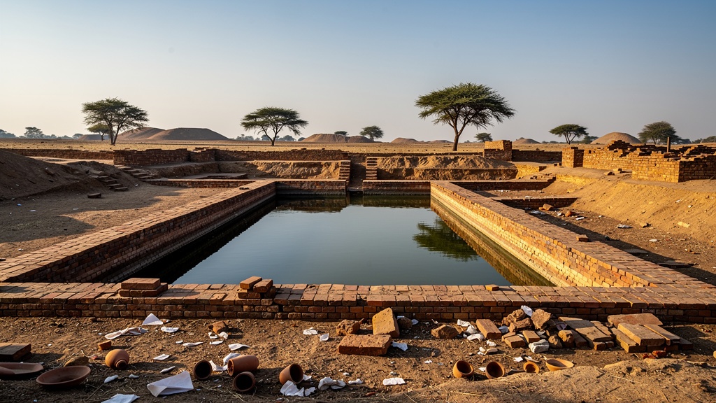 The Lothal dockyard ruins
